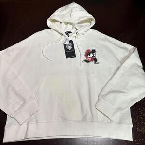 Crooks & Castles Honor Among Thieves Hoodie Men’s XL Beige Graphic Pullover NWT